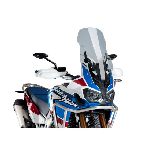 PUIG Adjustable Touring Screen With Support (Light Smoke) 9156H