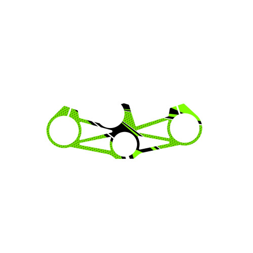 PUIG Radikal Yoke Protector (Green) 3478V