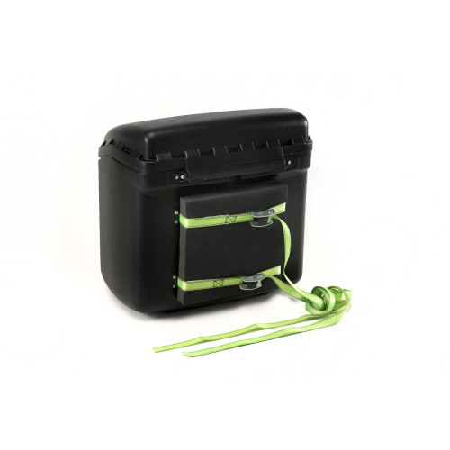PUIG Maxi Top Box With Latch And Straps (Black) 3660N