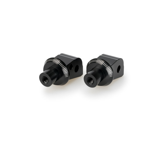PUIG Pillion Footpeg Adaptors (Black) 3695N