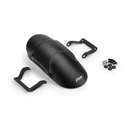 PUIG Aluminum Sheet Front Mudguard (Black) 3817N