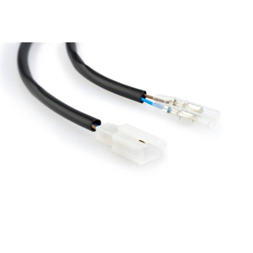 PUIG Number Plate Wiring Extension Kit Type 12 180mm (Black) 3850N