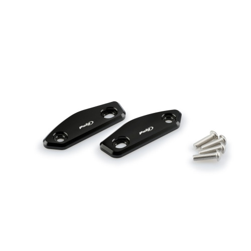 PUIG Mirror Screw Caps (Black) 3851N