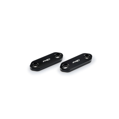 PUIG Slimline Mirror Screw Caps (Black) 3859N