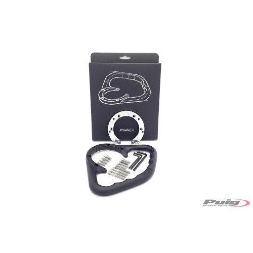 PUIG Fuel Tank Pillion Hand Grips (Black) 5148N