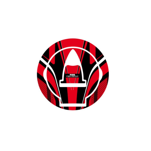 PUIG Radikal Fuel Cap Protector (Red) 6306R