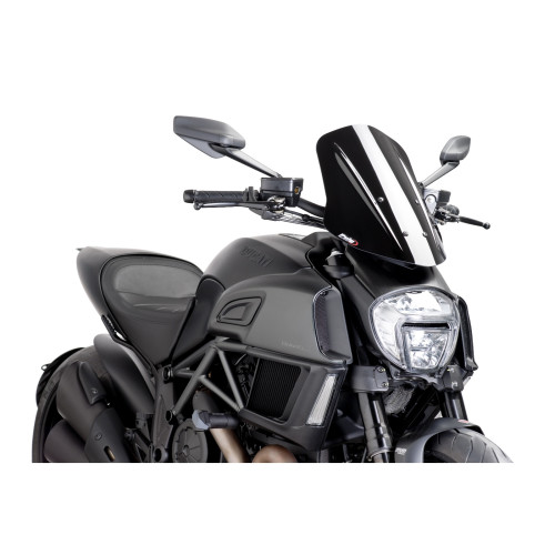 PUIG New Generation Adjustable Touring Screen (Black) 7570N