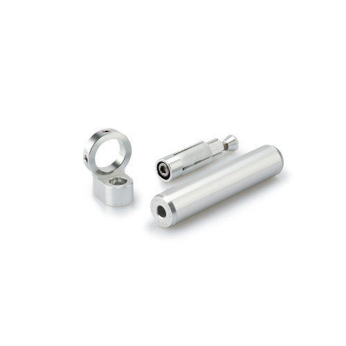 PUIG Phone Holder Support To Central Yoke (Silver) 3756P