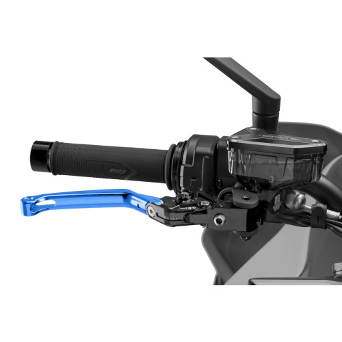 PUIG Folding V4 Brake Lever (Blue Lever With Black Selector) 4110AN