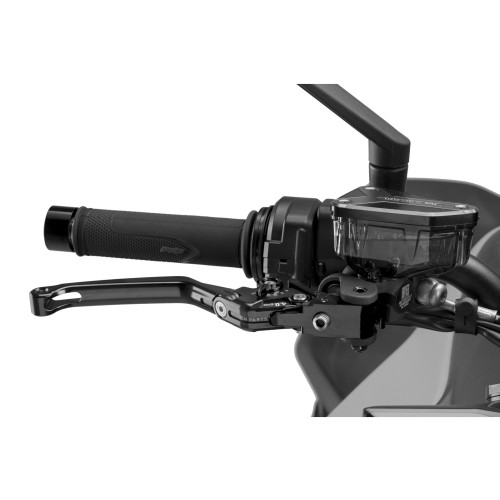 PUIG Folding V4 Brake Lever (Black Lever With Black Selector) 4110NN