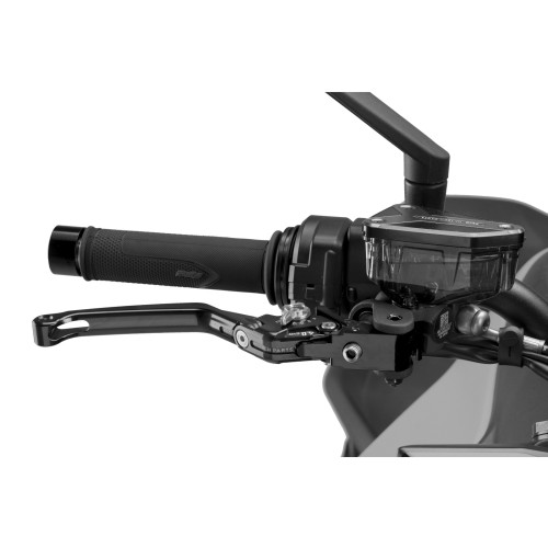 PUIG Folding V4 Brake Lever (Black Lever With Silver Selector) 4110NP