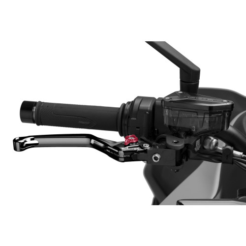 PUIG Standard V4 Brake Lever (Black Lever With Red Selector) 4120NR