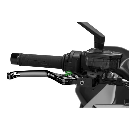 PUIG Standard V4 Brake Lever (Black Lever With Green Selector) 4120NV