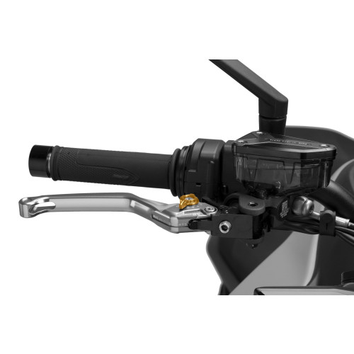 PUIG Standard V4 Brake Lever (Silver Lever With Gold Selector) 4120PO