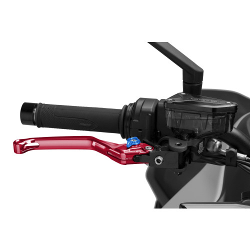 PUIG Standard V4 Brake Lever (Red Lever With Blue Selector) 4120RA