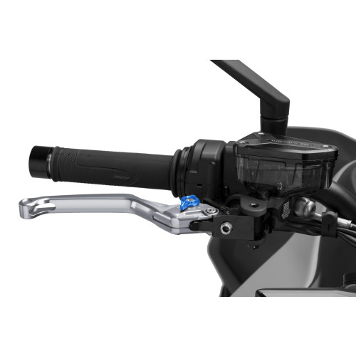 PUIG Standard V4 Brake Lever (Titanium Lever With Blue Selector) 4120YA