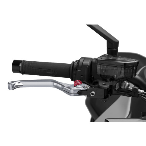 PUIG Standard V4 Brake Lever (Titanium Lever With Red Selector) 4120YR