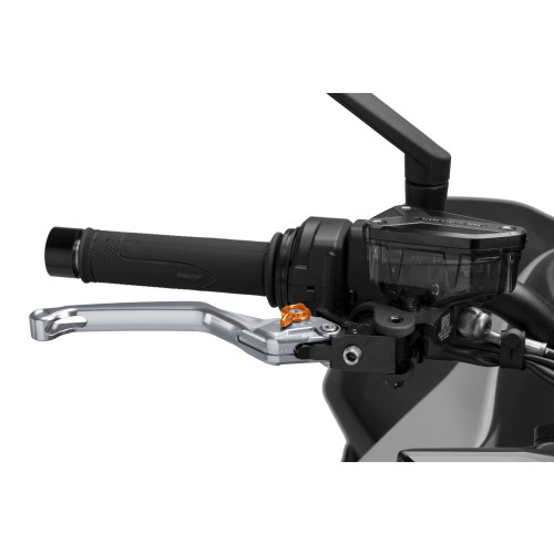 PUIG Standard V4 Brake Lever (Titanium Lever With Orange Selector) 4120YT