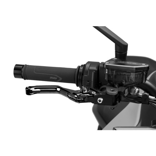 PUIG Short V4 Brake Lever (Black Lever With Black Selector) 4130NN