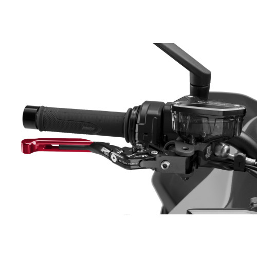 PUIG Extendable V4 Brake Lever (Red Lever With Black Selector) 414RNN