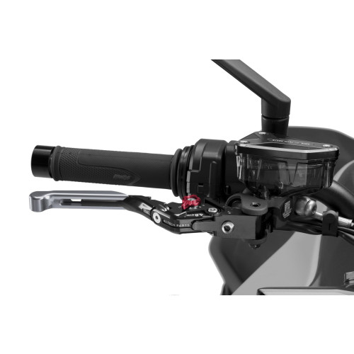 PUIG Extendable V4 Brake Lever (Titanium Lever With Red Selector) 414YNR