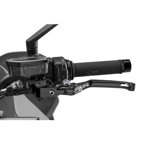 PUIG Folding V4 Clutch Lever (Black Lever With Titanium Selector) 4210NY