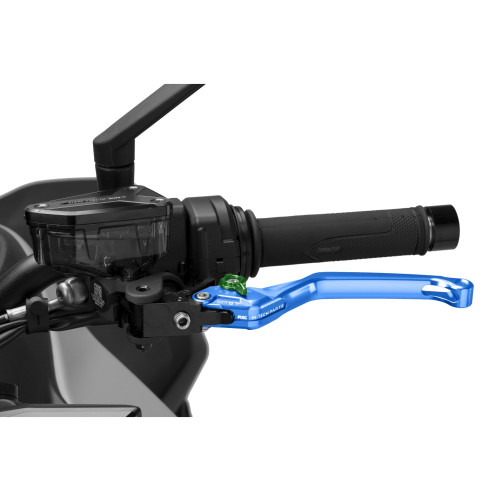 PUIG Standard V4 Clutch Lever (Blue Lever With Green Selector) 4220AV