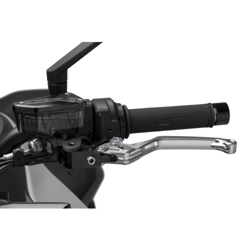 PUIG Standard V4 Clutch Lever (Silver Lever With Titanium Selector) 4220PY