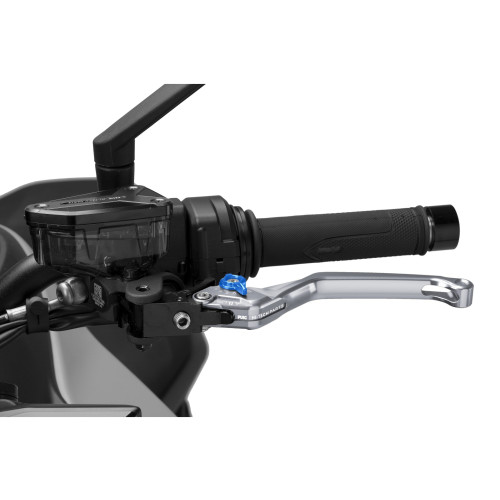 PUIG Standard V4 Clutch Lever (Titanium Lever With Blue Selector) 4220YA