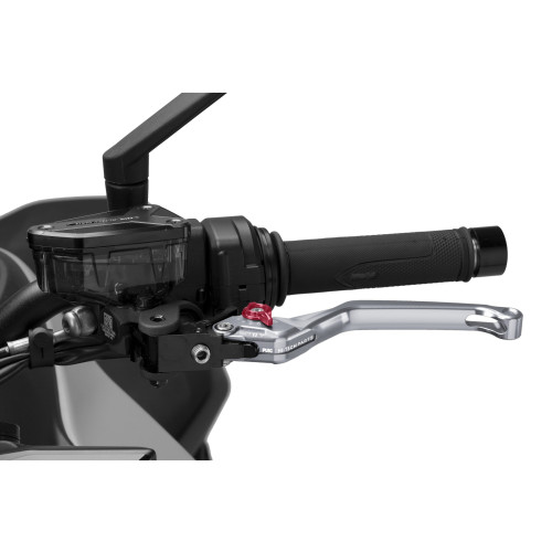 PUIG Standard V4 Clutch Lever (Titanium Lever With Red Selector) 4220YR