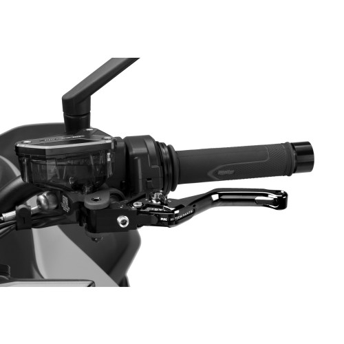 PUIG Short V4 Clutch Lever (Black Lever With Black Selector) 4230NN
