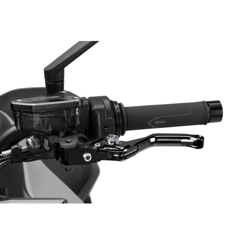 PUIG Short V4 Clutch Lever (Black Lever With Titanium Selector) 4230NY