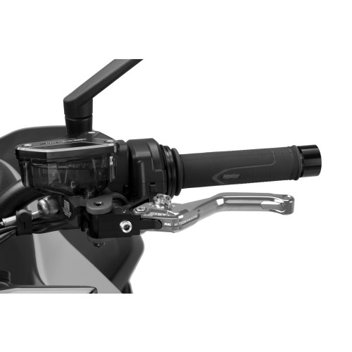 PUIG Short V4 Clutch Lever (Silver Lever With Silver Selector) 4230PP