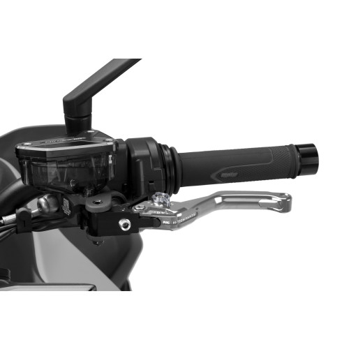 PUIG Short V4 Clutch Lever (Silver Lever With Titanium Selector) 4230PY