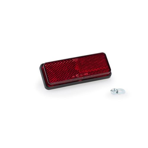 PUIG Number Plate Reflector 8.8 x 3.4cm (Red) 4481R