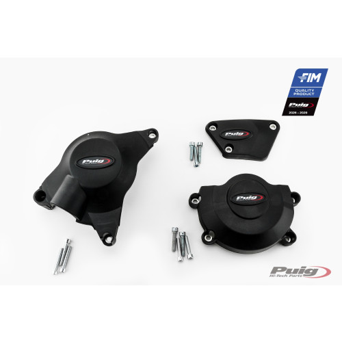 PUIG Engine Cover Track Certified (Black) 21521N