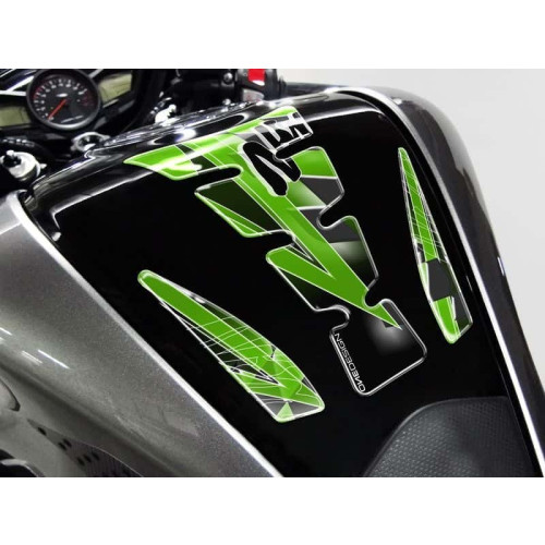 PUIG Wings Tank Pad With Ninja Logo (Green) 4721V