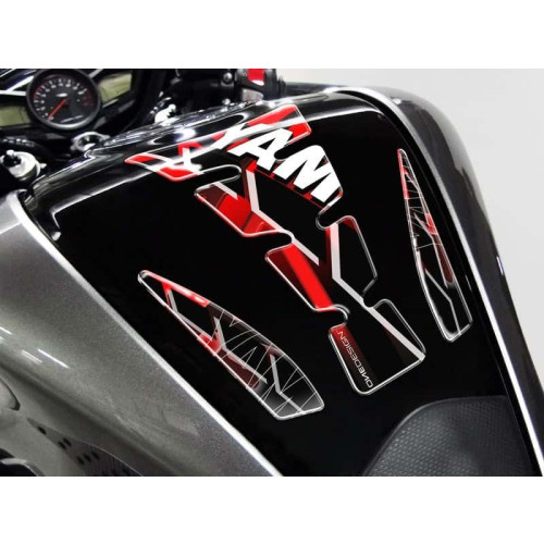 PUIG Wings Tank Pad With Yamaha Logo (Red) 4722R