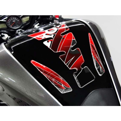 PUIG Wings Tank Pad With Honda Logo (Red) 4785R
