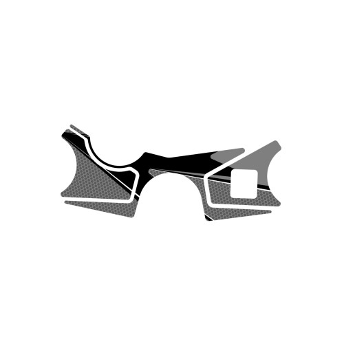 PUIG Radikal Yoke Protector (Grey) 9459U