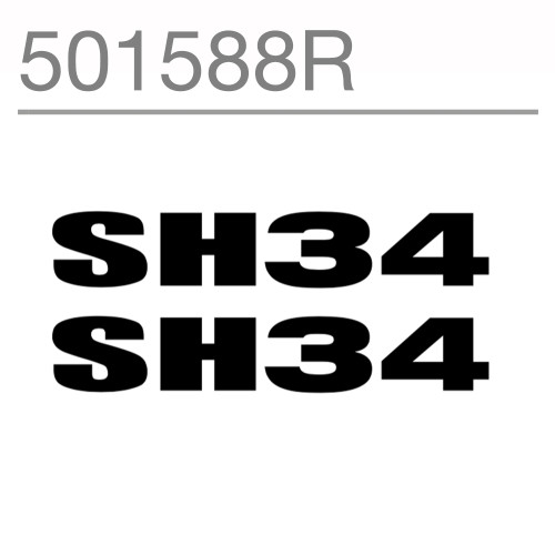SHAD SH34 Replacement Sticker 501588R