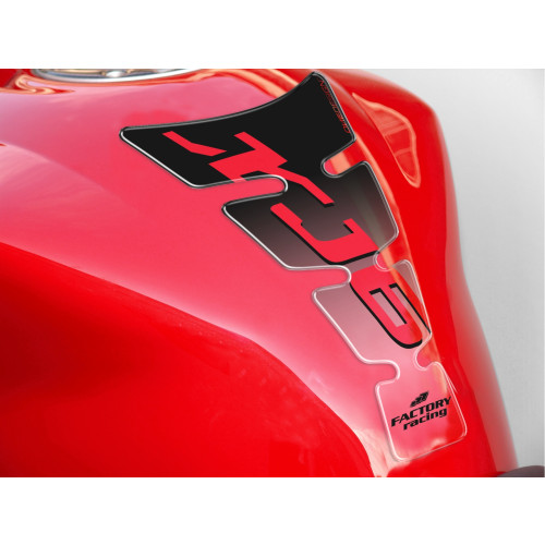 PUIG Spirit Tank Pad With Model Logo (Black) 5110N