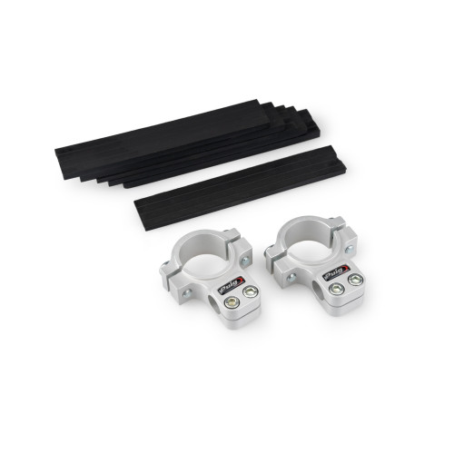 PUIG Cafe Racer Semi Fairings - Flange Set 31mm - 36mm (Aluminium) 5242D