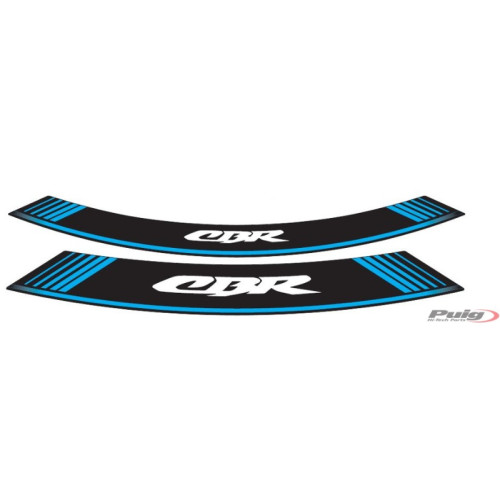 PUIG Wheel Rim Stickers (Blue) 5524A