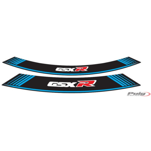PUIG Wheel Rim Stickers (Blue) 5525A