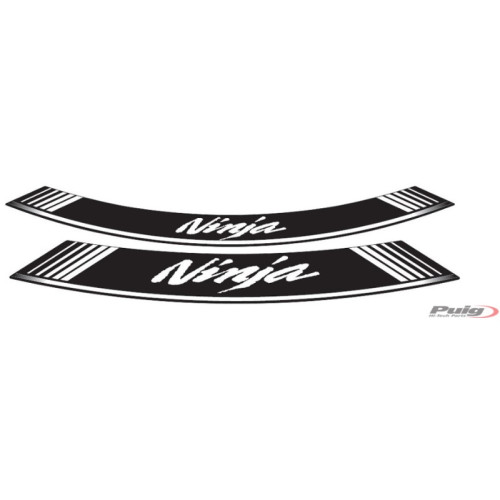 PUIG Wheel Rim Stickers (White) 5528B