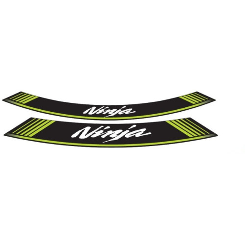 PUIG Wheel Rim Stickers (Green) 5528V