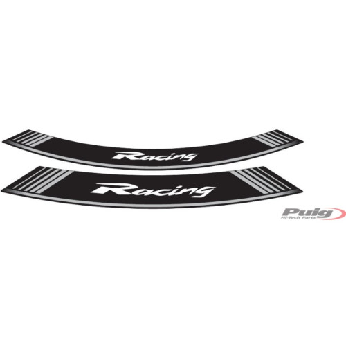 PUIG Wheel Rim Stickers (Silver) 5531P
