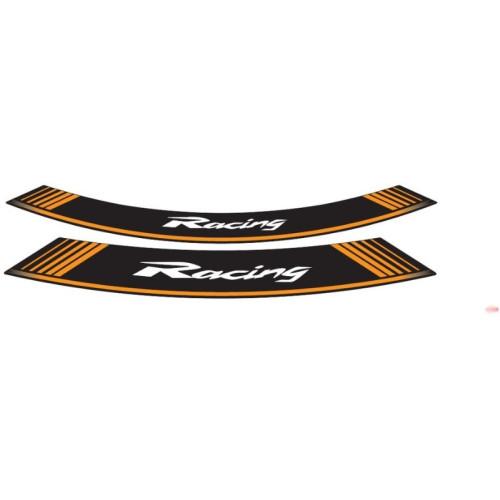 PUIG Wheel Rim Stickers (Orange) 5531T