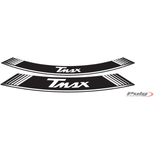 PUIG Wheel Rim Stickers (White) 5532B